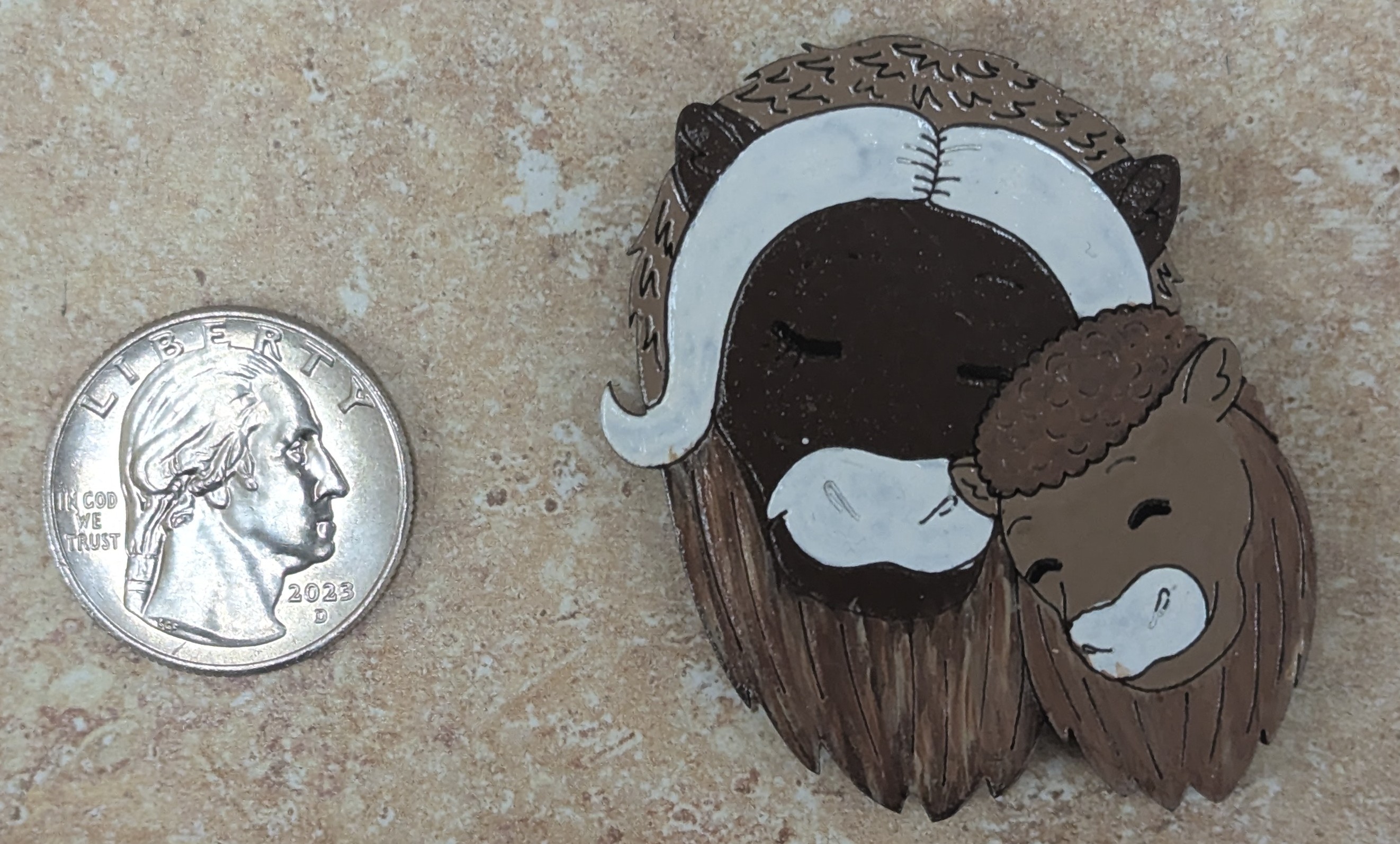 Mom and Baby Musk Ox Magnet (click to enlarge) Mom and Baby Musk Ox Magnet (click to enlarge)